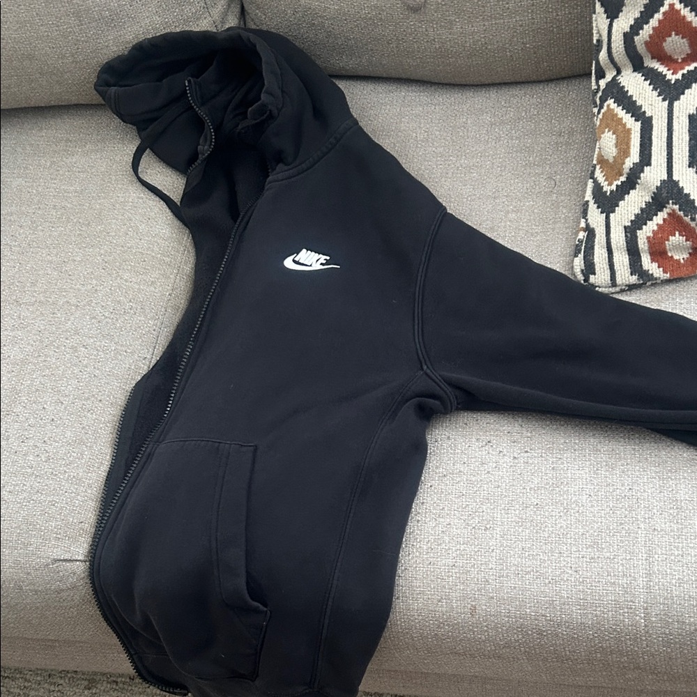 Nike Black Full-Zip Hoodie
